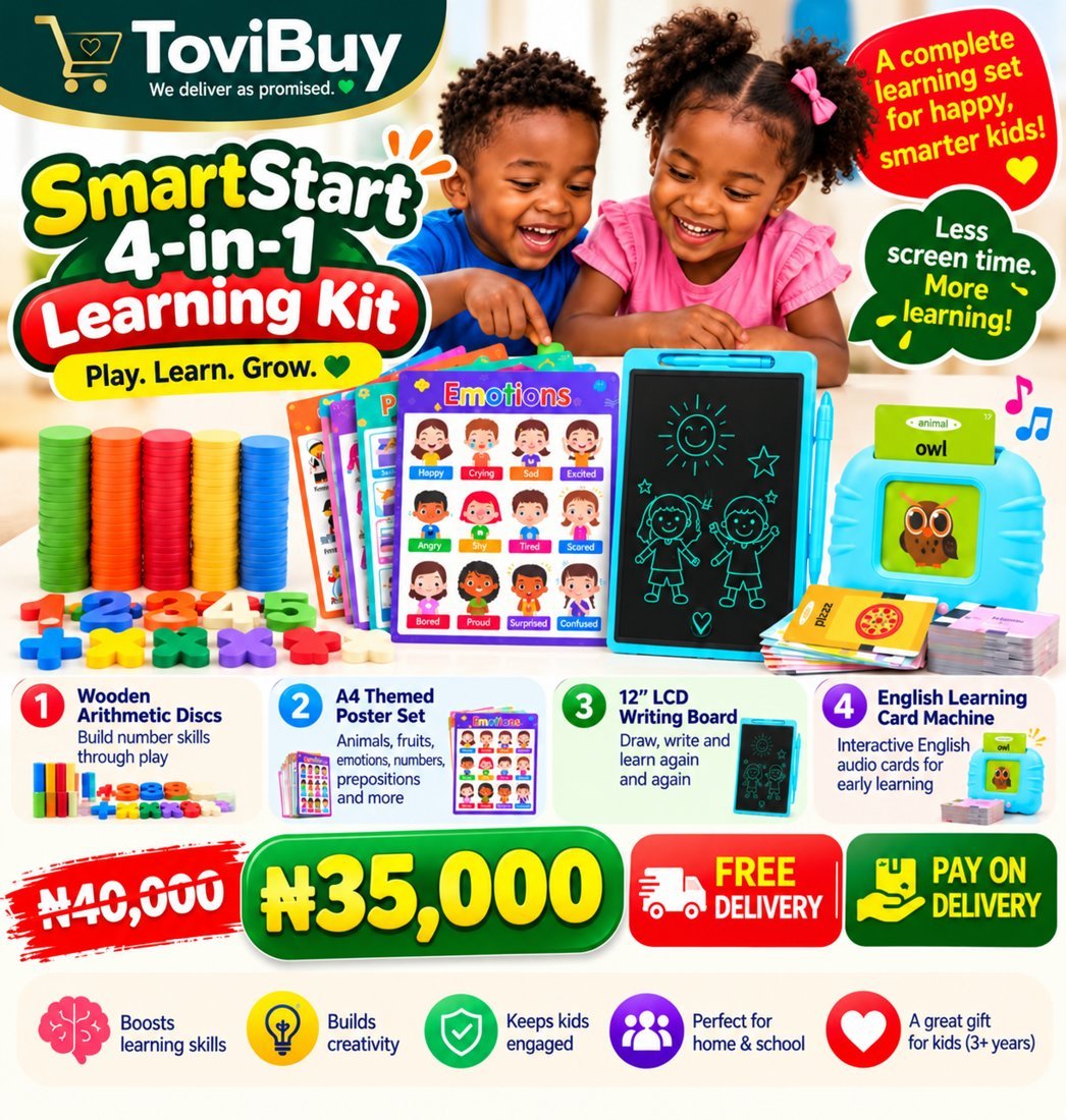 SmartStart 4-in-1 Learning Kit promotional poster
